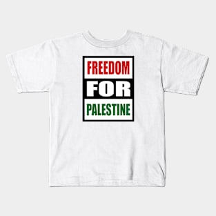 Freedom for Palestine Kids T-Shirt